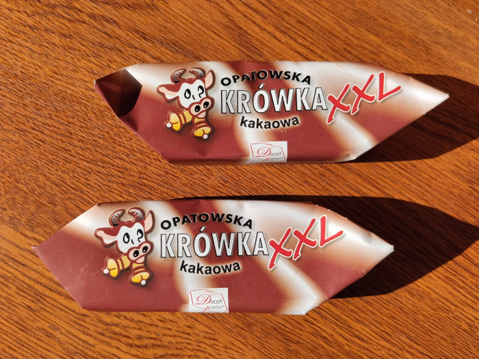Baton XXL mleczny kakaowy
