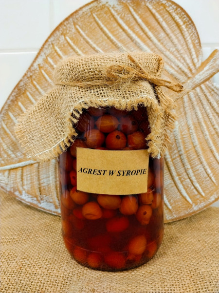Agrest czerwony w syropie