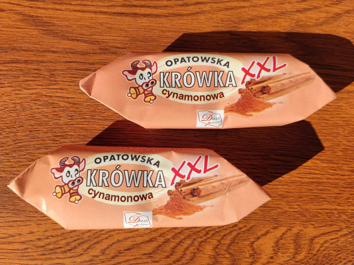 Baton XXL mleczny cynamonowy