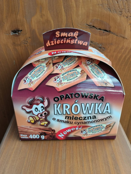 Krówka Opatowska mleczna o smaku cynamonowym
