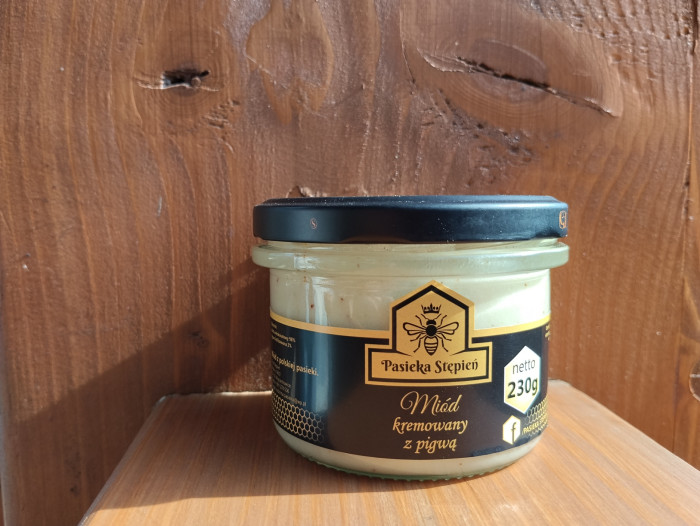 Miód kremowany z pigwą