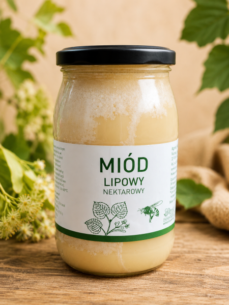 Miód lipowy nektarowy