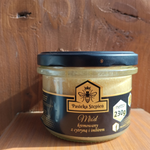 Miód kremowany z cytryną i imbirem
