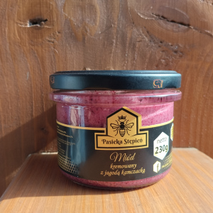 Miód kremowany z jagodą kamczacką