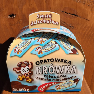 Krówka Opatowska mleczna o smaku migdałowym