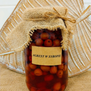 Agrest czerwony w syropie