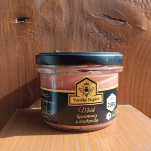 Miód kremowany z truskawką