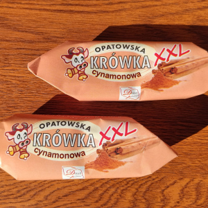 Baton XXL mleczny cynamonowy