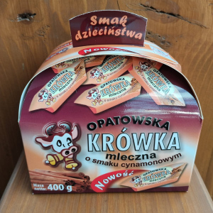 Krówka Opatowska mleczna o smaku cynamonowym
