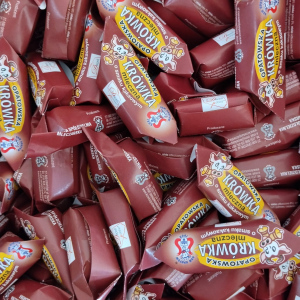 Krówka Opatowska mleczna o smaku kakaowym luzem