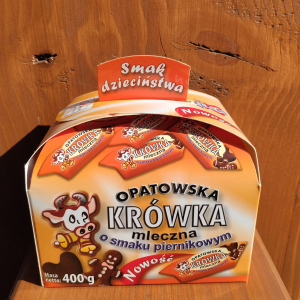 Krówka Opatowska mleczna o smaku piernikowym