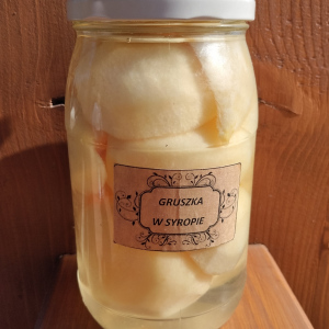 Gruszka ''KLAPSA''  w syropie od p. Kot