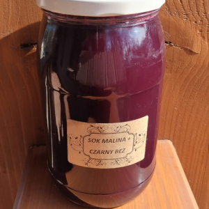 Sok malina+czarny bez od p.Kot