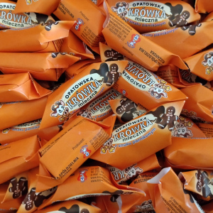 Krówka Opatowska mleczna o smaku piernikowym luzem